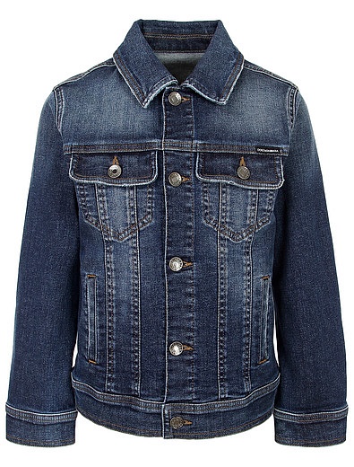 Джинсовая куртка с добавлением эластана Dolce & Gabbana - 1074519370762 - Фото 1