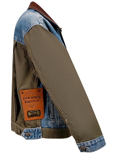 Куртка с джинсовыми элементами Diesel - 1074519270161 - Фото 8