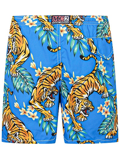 Пляжные шорты с принтом Тигр MC2 Saint Barth - 4104519173623 - Фото 2