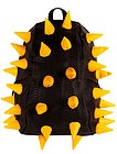 Черный Рюкзак с желтыми шипами 44х30 - 1504520280243