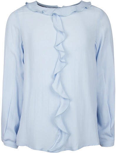 Блуза с оборкой Simonetta - 1031509780031 - Фото 1