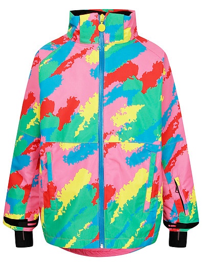 Куртка с абстрактным принтом Stella McCartney - 1074509283737 - Фото 3