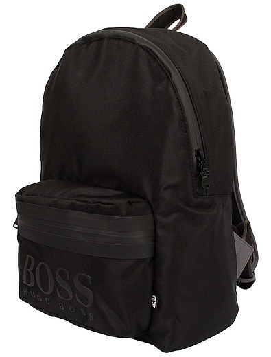 Чёрный рюкзак с логотипом HUGO BOSS - 1504518180081 - Фото 3