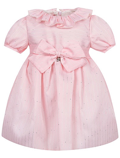 Розовое платье с бантом Miss Blumarine - 1054509075235 - Фото 1