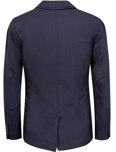 Синий однобортный пиджак силуэта Comfort SILVER SPOON - 1331419980331 - Фото 2