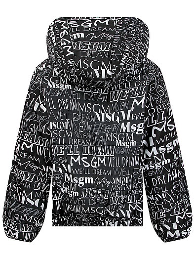Куртка с принтом логотипа MSGM - 1074519180804 - Фото 2