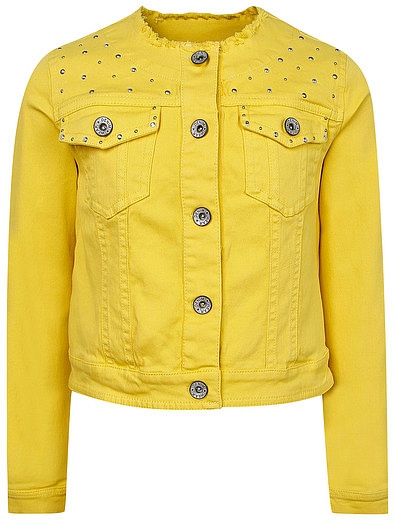 Куртка джинсовая желтого цвета Mayoral - 1074509073314 - Фото 1