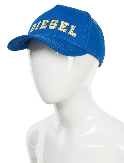 Синяя кепка с логотипом Diesel - 1184519370362 - Фото 2
