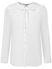 Белая блуза с бантом - 1034509281768