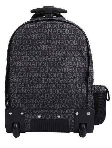 Серый чемодан с принтом логотипа Dolce & Gabbana - 1214528380042 - Фото 2