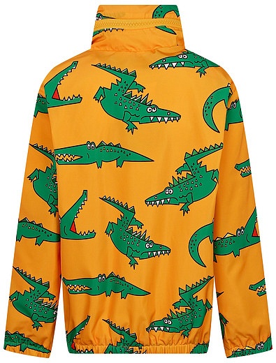 Оранжевая куртка с крокодилами Stella McCartney - 1074519273797 - Фото 4