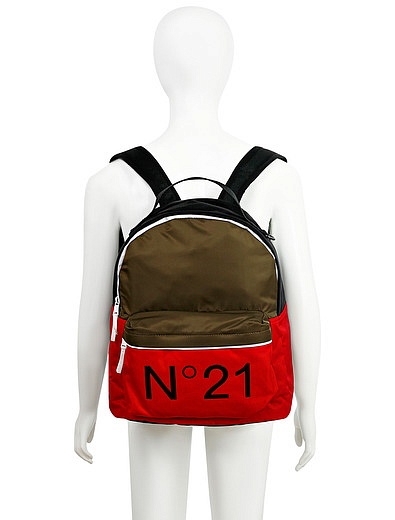 Рюкзак с комбинированным принтом №21 kids - 1504528181016 - Фото 2