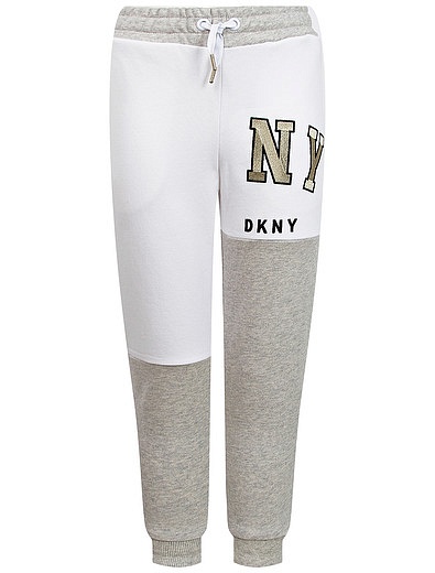 спортивные брюки с нашивкой логотипа DKNY - 4244509271196 - Фото 1