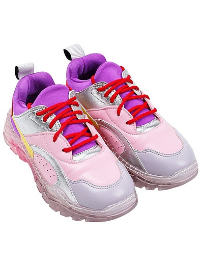 Розовые кроссовки Stella McCartney - 2104509080247 - Фото 1