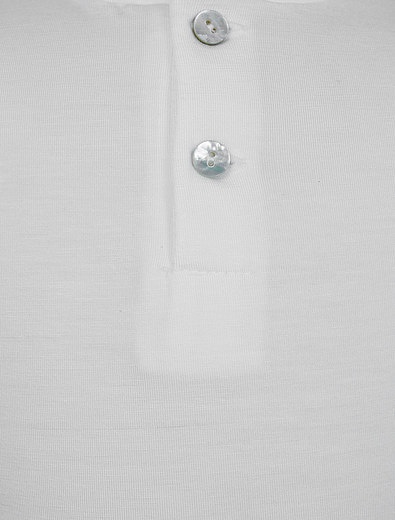 Белая водолазка с декоративными пуговицами Baby A - 1112109880014 - Фото 2