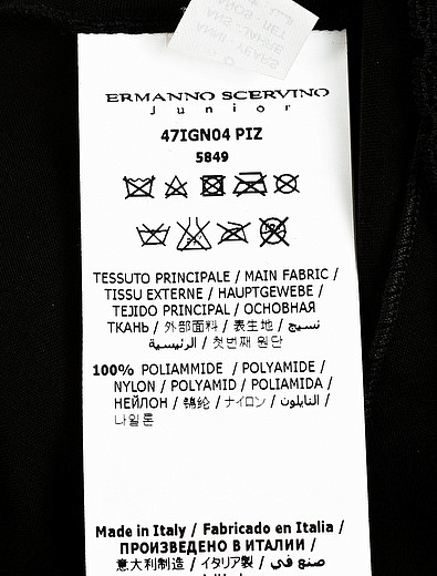 Черная кружевная юбка Ermanno Scervino - 1044509084887 - Фото 3