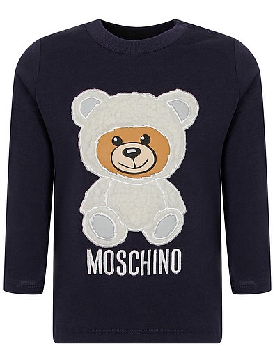 Лонгслив teddy embroidery Moschino - 4164529181223 - Фото 1