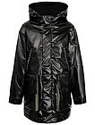 Черная куртка со съемным капюшоном - 1074519370335