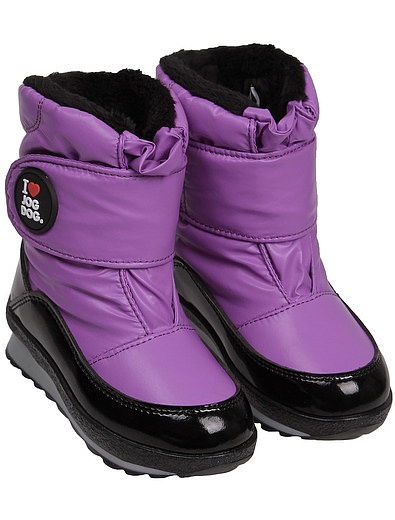 фиолетовые Сапоги на липучках Jog Dog - 2023309980017 - Фото 1