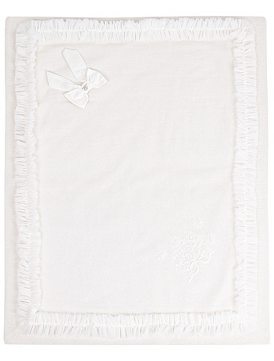 Кремовое одеяло с оборками Baby A - 0774529180085 - Фото 1