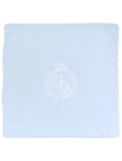 Хлопковое Одеяло с логотипом Dolce & Gabbana - 0774519080012 - Фото 2