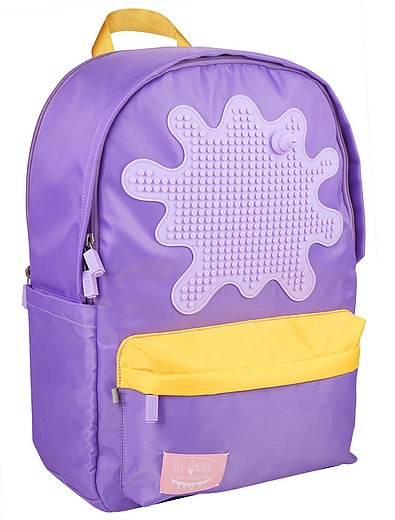 Фиолетовый рюкзак пиксельный Upixel - 1504508270310 - Фото 3
