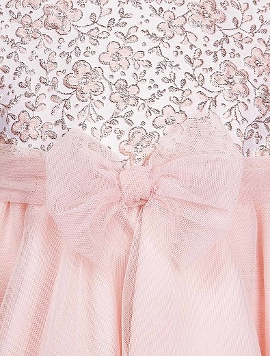 Розовое платье с бантом Aletta - 1052609880568 - Фото 2
