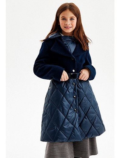 Пальто А-силуэта с ремнем в комплекте SILVER SPOON - 1124509280820 - Фото 4