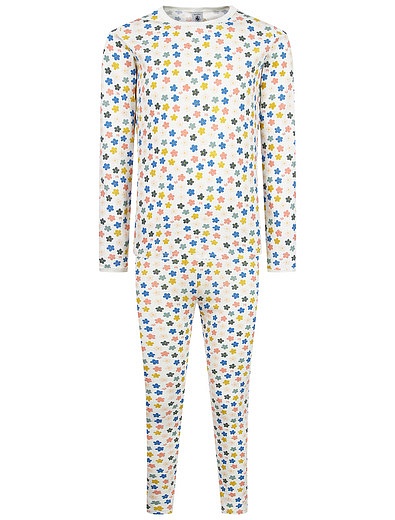 Хлопковая пижама в цветочек PETIT BATEAU - 0214509271339 - Фото 1