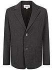 Серый пиджак с подкладкой из вискозы - 1334519280905