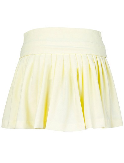 Желтая теннисная юбка Miss Blumarine - 1042809671172 - Фото 3