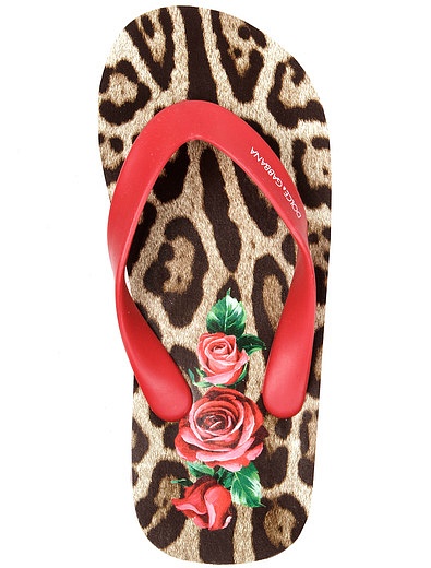 Шлепанцы пляжные Dolce & Gabbana - 2287709970805 - Фото 4