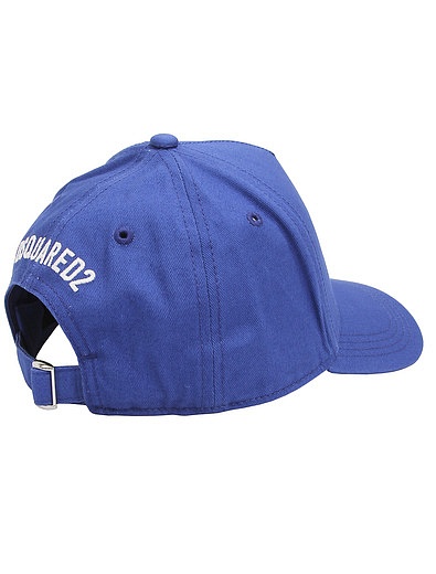 Синяя кепка с логотипом Dsquared2 - 1184528370032 - Фото 4