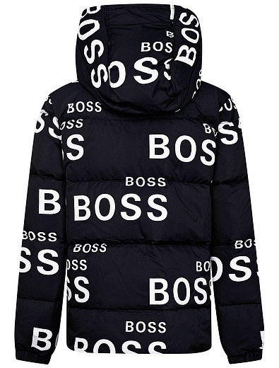 Куртка пуховая с логотипом HUGO BOSS - 1074519186202 - Фото 2