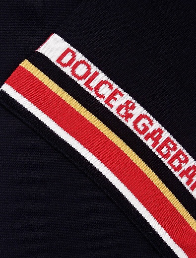 Шарф с принтом логотипа Dolce & Gabbana - 1221418980039 - Фото 2