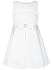 белое Платье с бантом на талии - 1052109972831