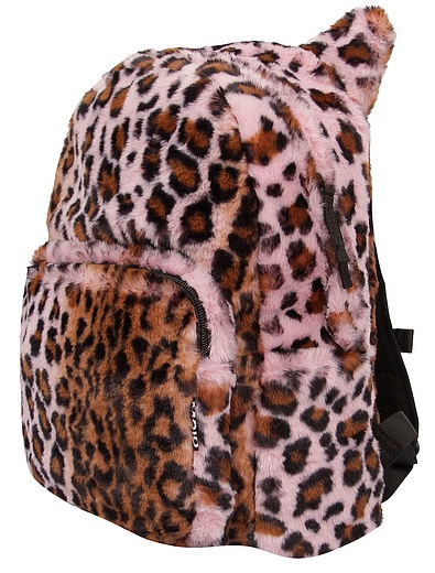 Леопардовый рюкзак из экомеха MOLO - 1504509270029 - Фото 3