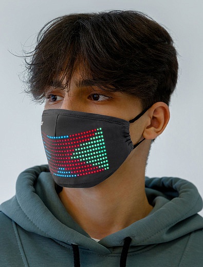Умная маска с LED экраном CYBER MASK Cyberpix - 0544528180023 - Фото 4