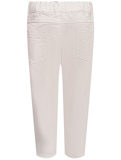 Бледно-розовые брюки с кружевом Tartine et Chocolat - 1084509374175 - Фото 2