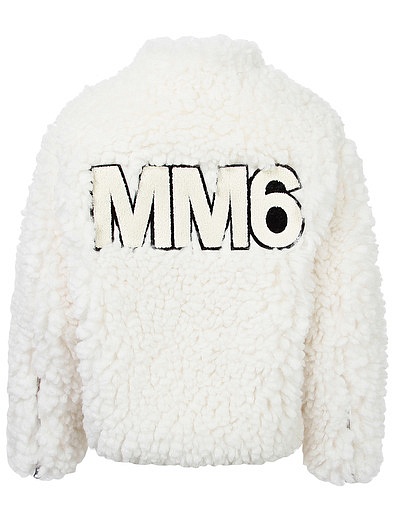 Куртка с логотипом на спине MM6 Maison Margiela - 1074529280761 - Фото 8