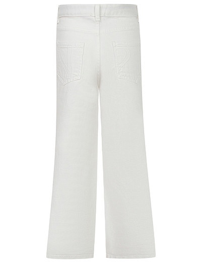 Белые джинсы клеш №21 kids - 1164509370015 - Фото 4