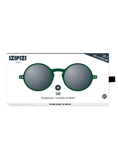 Очки солнцезащитные зеленые с фильтром 3 категории IZIPIZI - 5252228980977 - Фото 2