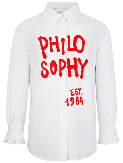 Блуза с надписью Philosophy - 1031209980434 - Фото 1