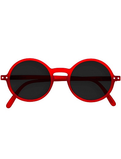 солнечные очки в красной круглой оправе IZIPIZI - 5251328980016 - Фото 1