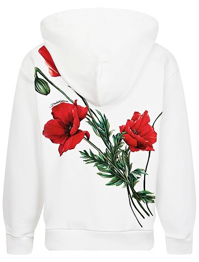 Толстовка с маками Dolce & Gabbana - 0074509371497 - Фото 4