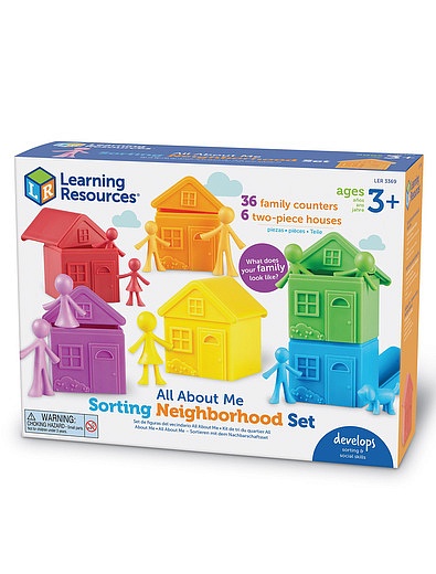 Развивающая игрушка &quot;Моя семья, с домиками для сортировки&quot; Learning Resources - 0664529370053 - Фото 4