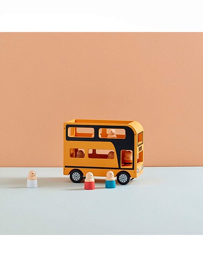 Игрушечный двухэтажный автобус Kids Concept - 7134520170400 - Фото 3