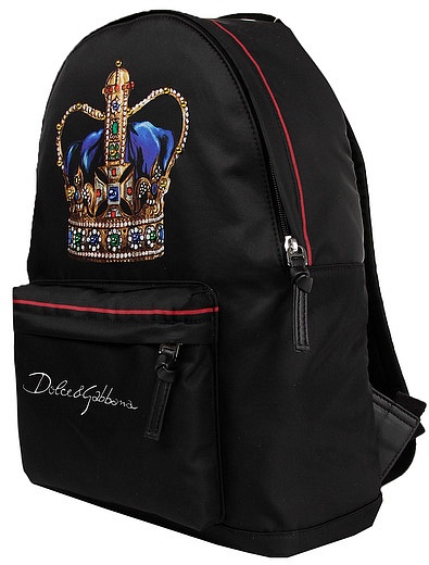 Рюкзак с принтом корона Dolce & Gabbana - 1504518070078 - Фото 3