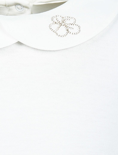 Кремовый боди с вышивкой Dior - 1252109871329 - Фото 2