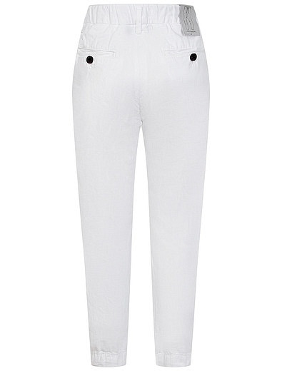 Белые брюки с эластичным поясом Antony Morato - 1084519072986 - Фото 2